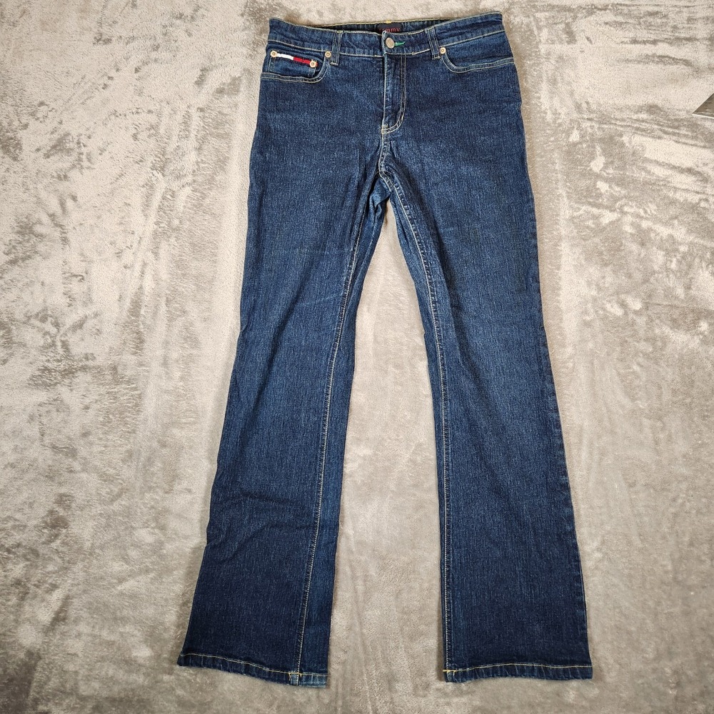 Tommy Hilfiger Jeans Women's 29X31 (Tag 7/32) Vintage Tommy Jeans Blue
